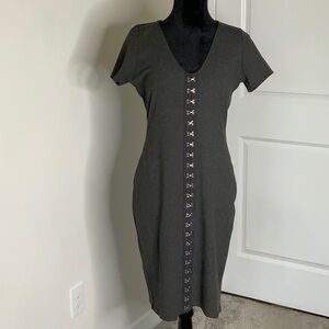 Grey Bodycon Dress Size XL